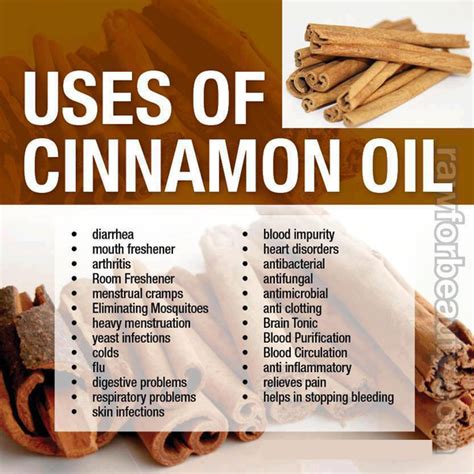 cinnamon oil uses.